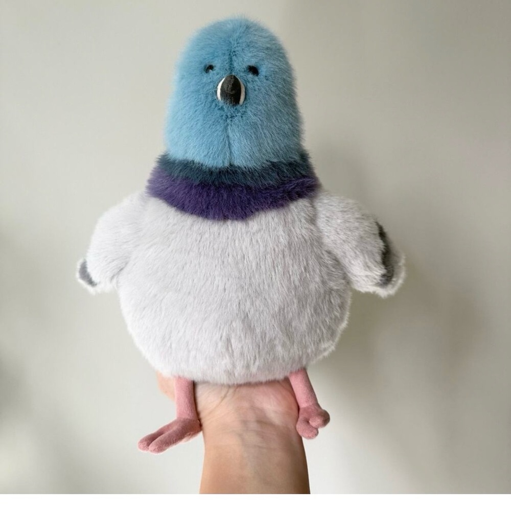 Authentic Jellycat NYC Exclusive Pigeon - Blue, Purple, and Gray